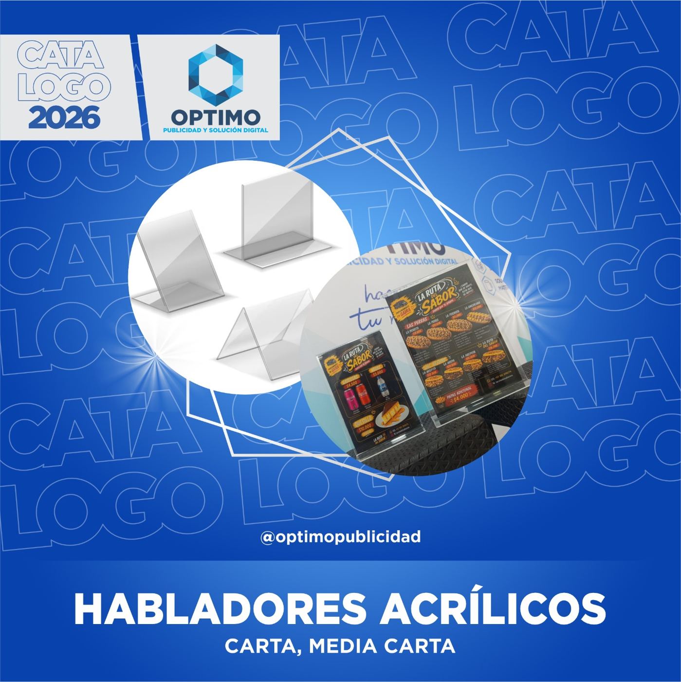 Habladores Acrílicos